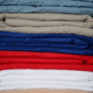 Revendedores bulto mayorista x 5 unidades - Cover quilt liso cotton touch 2.1/2 plazas