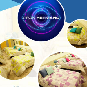 Acolchado oficial Gran Hermano 2022, 1 plaza y media